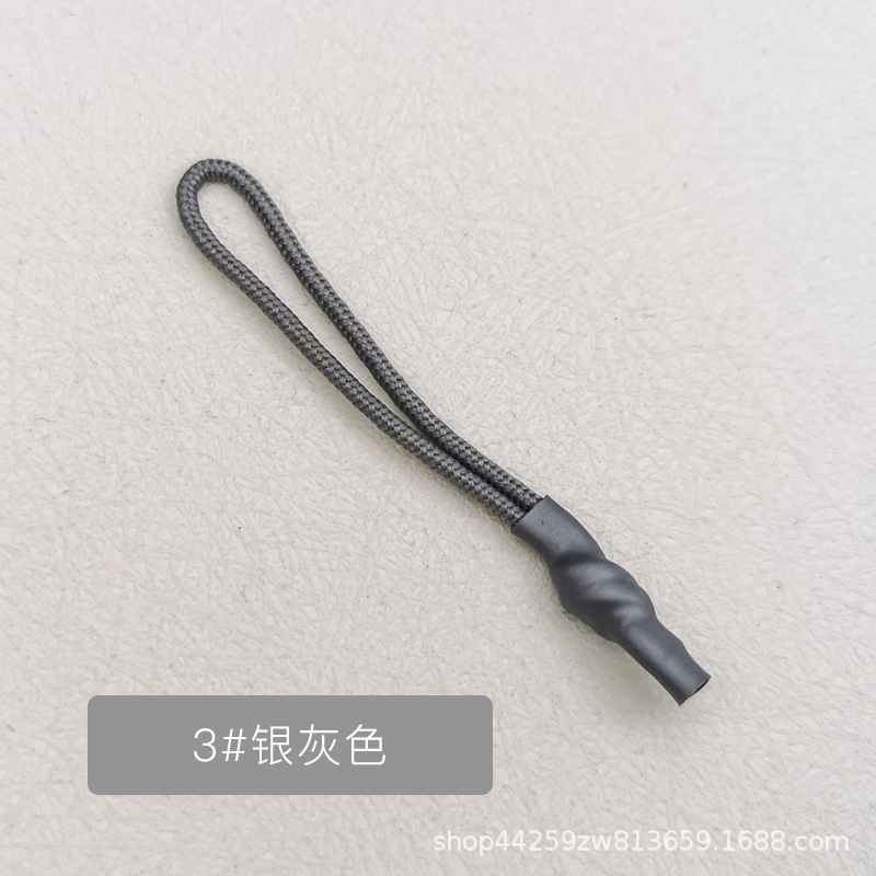 カラー熱収縮チューブロープPVCケーシングファスナーヘッドプルバックルケース服装プルテール射出成形|undefined