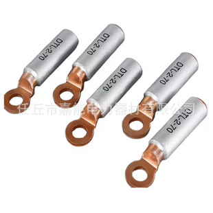 Cross-border export European gauge round head copper aluminum nose DTL10-300mm2 open circuit breaker copper aluminum terminal