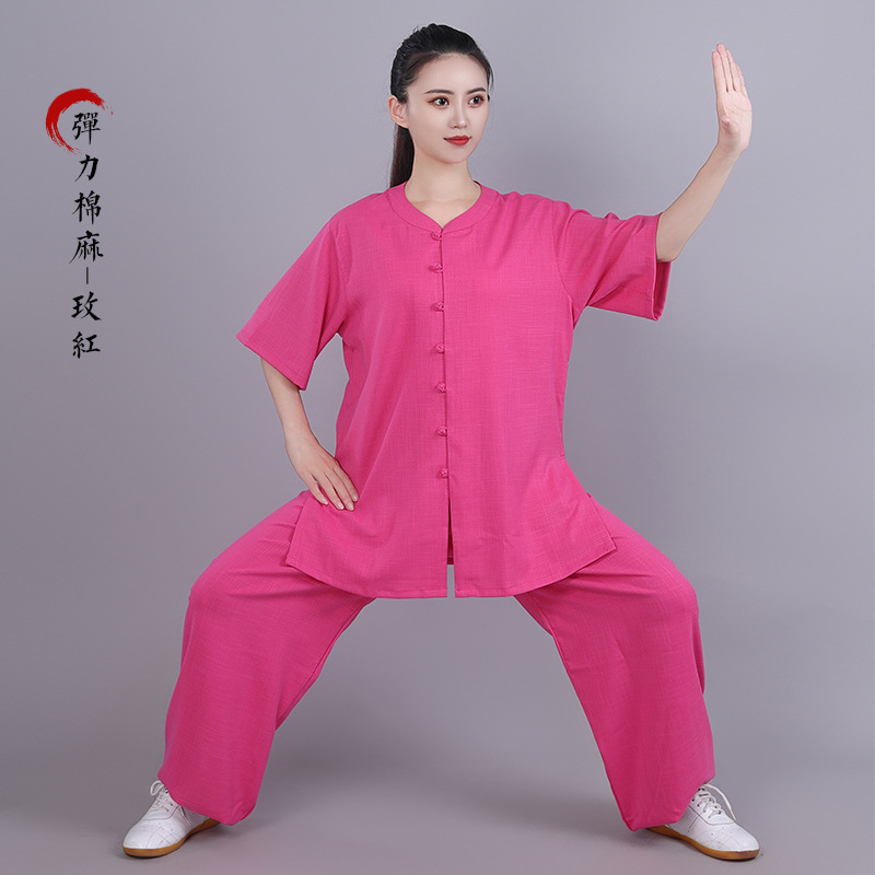 Rose Red-low collar small round buckle