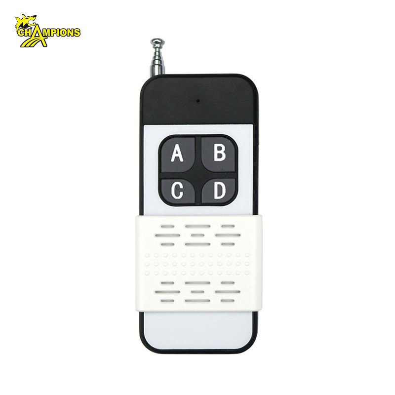 Control remoto inalámbrico de potencia media para bomba de agua doméstica, motor, control industrial, puerta de garaje, control remoto 433