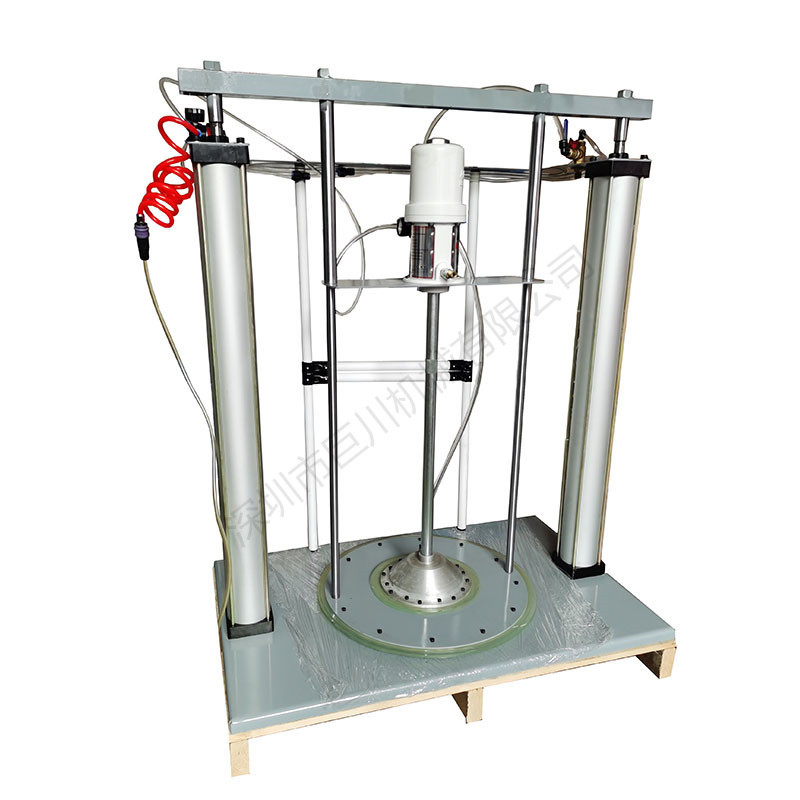 64220双立柱气动黄油加注机 大桶承润滑脂抽油机 巨川气动黄油枪