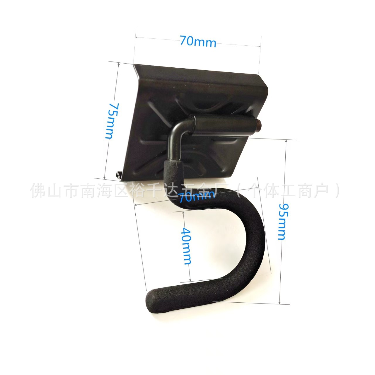 gancho de placa de ranura transfronteriza para almacenamiento de pared pesada percha metálica para herramientas de jardín para colocar ganchos de pared para objetos pesados tipo de pared image 23