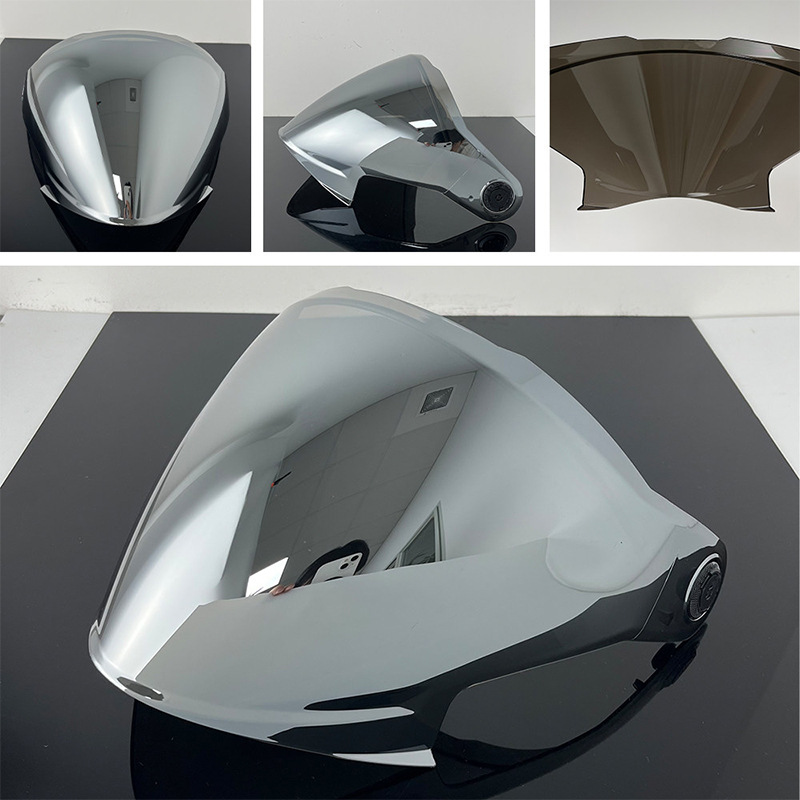 V-37 Lens V37 Cosmo Sv Interstellar Half Helmet Color-Changing Motorcycle Helmet Accessories Sun Protection Waterproof Wind and Sand Protection