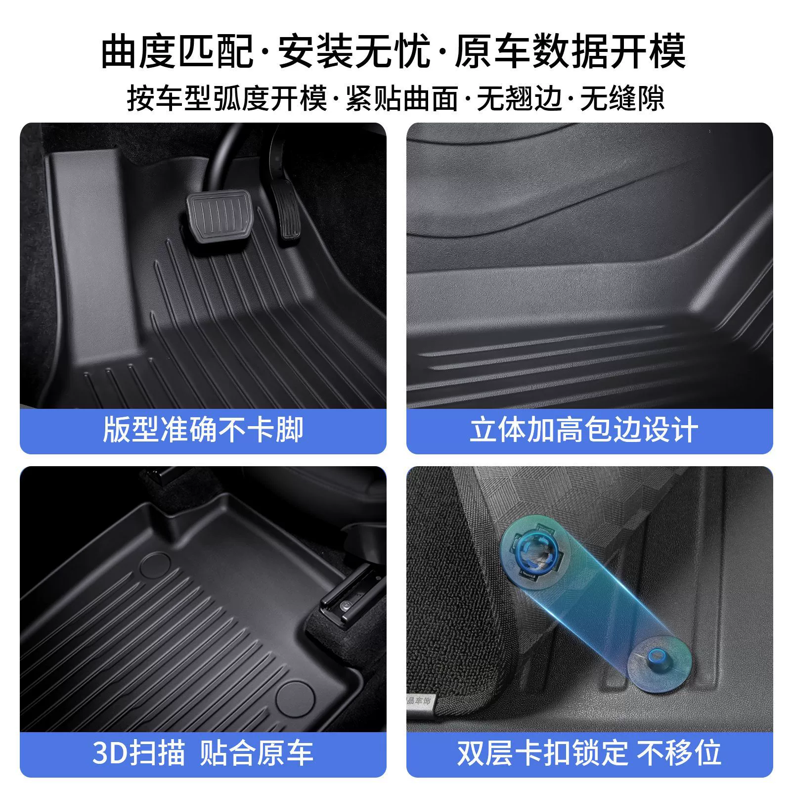 Tesla, коврик для дверей, новая коллекция, из TPE