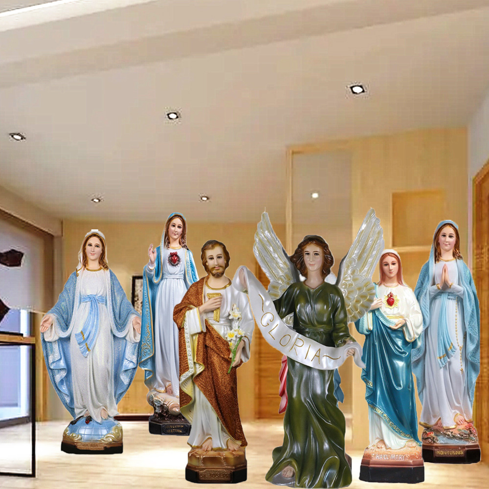Posta gratuita 120cm decoración de estatuas de la familia de la decoración de regalos de la sala de estar