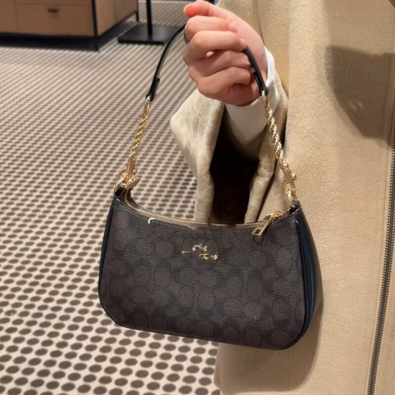 Chanel Teri25 Monogrammed Crossbody Chain Bag Handbag Shoulder Bag Underarm Bag Street Fashion Chanel Teri25 Monogrammed Crossbody Chain Bag Handbag Shoulder Bag Underarm Bag Street Fashion