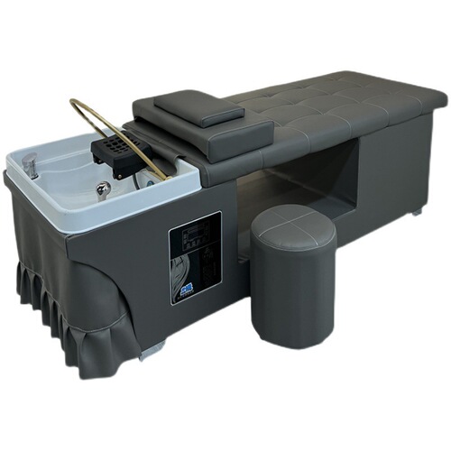 New Thai-style shampoo bed—simple, modern, water-flushing bed specially designed for beauty and hair salons; wholesale price for haircut, perm, dyeing, and massage beds.