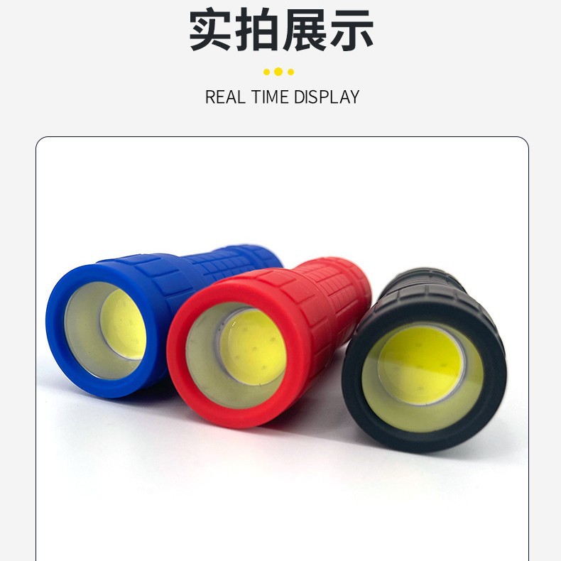 Luz ABS pequeña linterna compacta y exquisita fácil de transportar mini alumno multifuncional lámpara de trabajo portátil