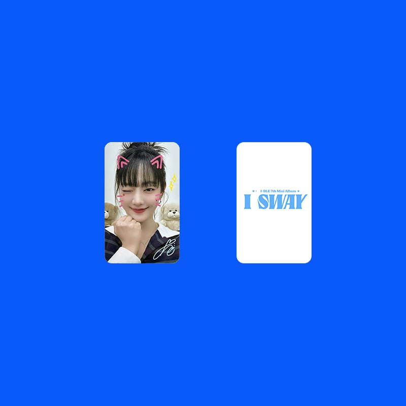 Специальная карточка для девочек GIDLE Комбинированная карта I SWAY EL Ye Shuhua SHUHUA Song Yuqi YUQI Xiaojuan Маленькая карточка