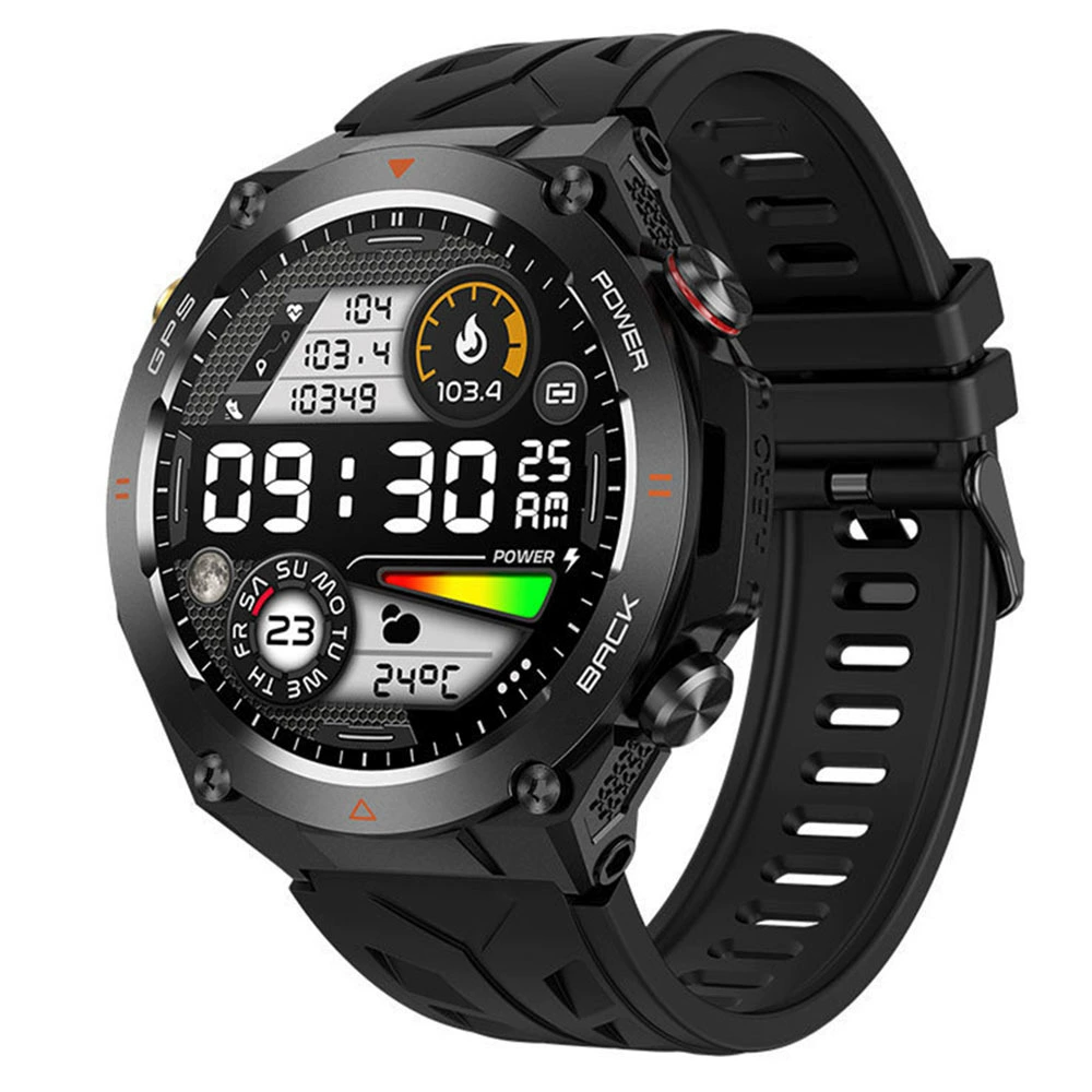 Кросс-бордёр KC82 умные часы сердечный ритм GPS высота давление воздуха Bluetooth голосовой помощник спортивные часы на открытом воздухе
