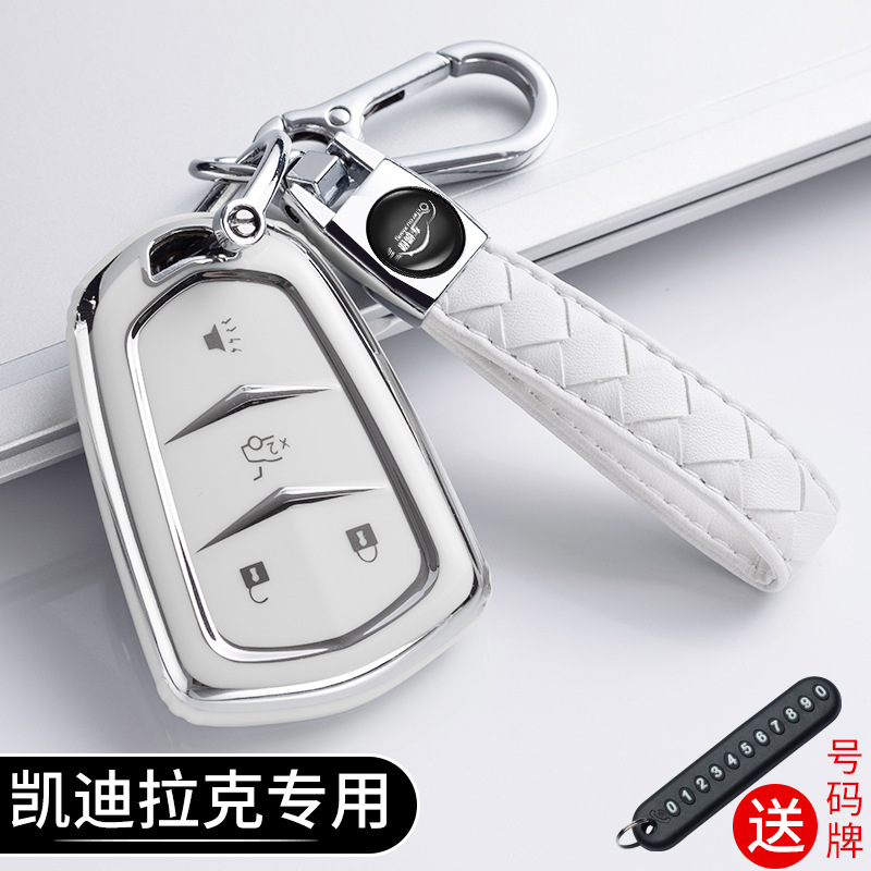 캐딜락 키 세트 용 XT5 CT5 XT4 XTS ATSL CT6 XT6 CT4 남성 및 여성용 고급 버클