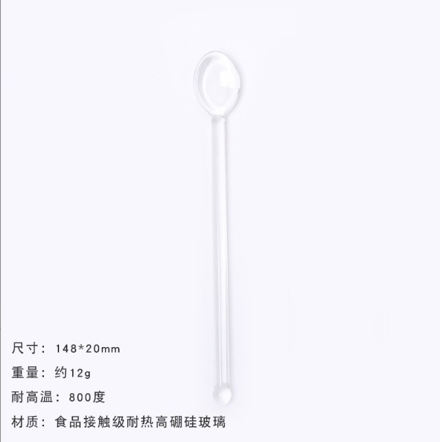 Cucharas de postre de leche creativas cucharas de vidrio transparentes coloridas cucharas de café de alto valor cucharas de mesa