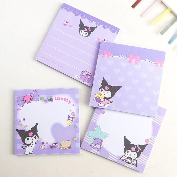 Dibujos animados ins lindo libro de notas Sanrio Yugui perro Kulomi Hello Kitty cuaderno de útiles escolares Melody