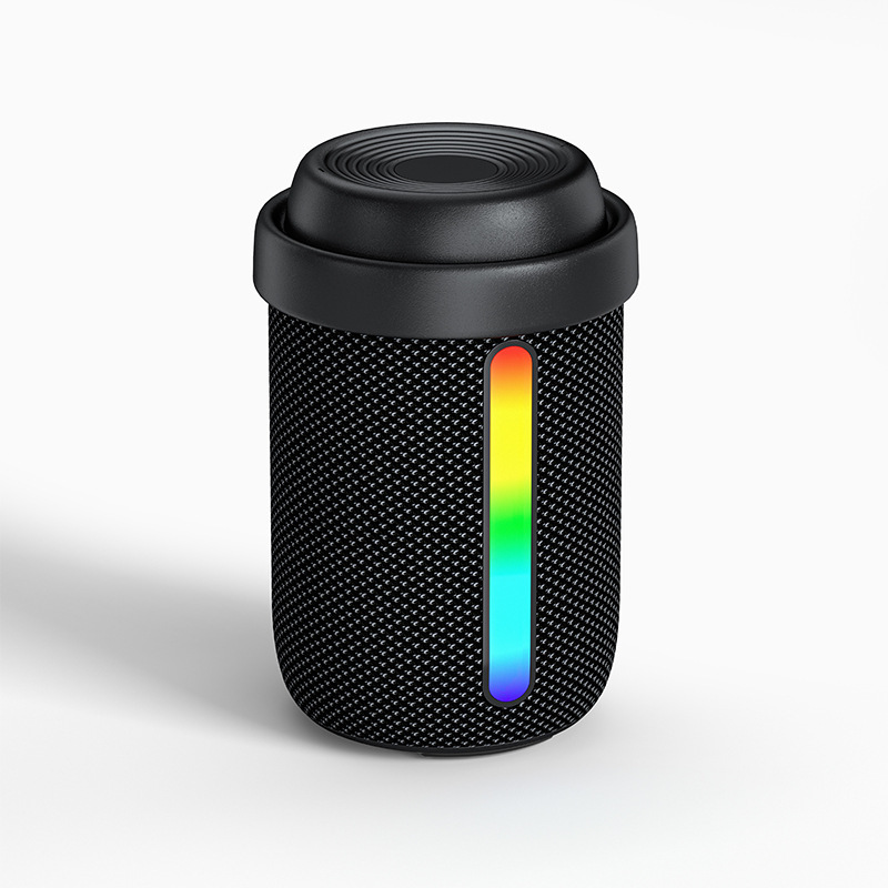 新しいワイヤレス Bluetooth スピーカー屋外防水ポータブル RGB 照明シリンダーオーディオ超サブウーファー|undefined