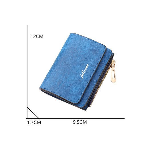 Women's wallet women's short niche design tri-fold wallet multi-card slot women's tri-fold wallet simple student