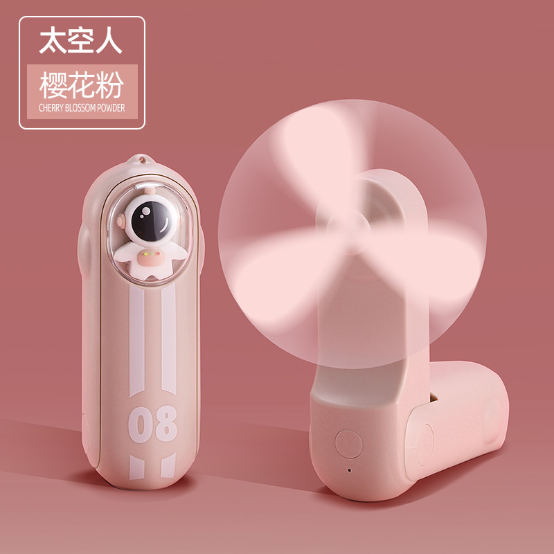 2025 新しいハンドヘルドファンスペースマン折りたたみファン USB ポータブル屋外サイレント強風ファン|undefined