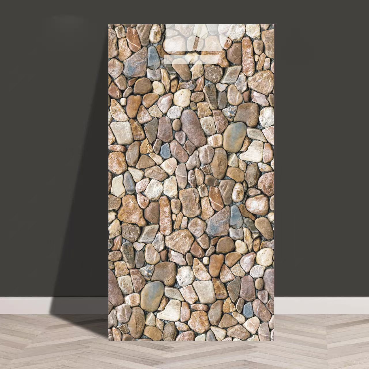 Baldosas de mármol transfronterizas autoadhesantes pegatinas de pared decorativas cocina gruesa baño renovación impermeable a prueba de aceite