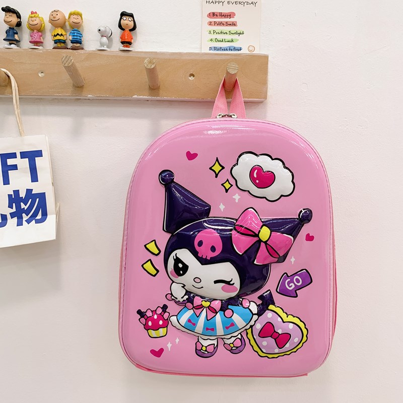 Comercio exterior niños 3D mochila de cáscara dura nueva mochila de jardín de infantes de animales pequeños mochila de hombros de dibujos animados ultraligera