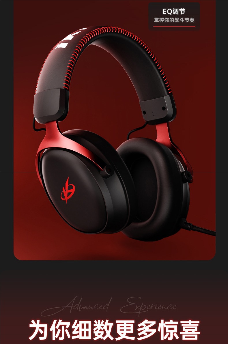 iKF V11S【Wired Version】Gaming Headset Over-Ear USB Interface 7.1 Channel with Microphone Delta