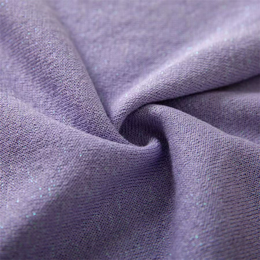 Пряжа Fancy Yarn Zhenghong 24NM/1 — Золото и серебро лёд, 77% вискоза 15% нейлон 8% PET, весна/лето
