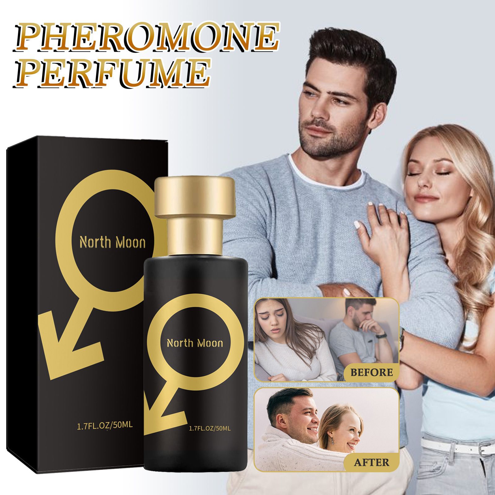 North Moon Perfume Is Fresh, Natural and Long-Lasting Light Fragrance for Couples to Date and Create a Romantic Atmosphere. the Perfume Can Be Carried with You