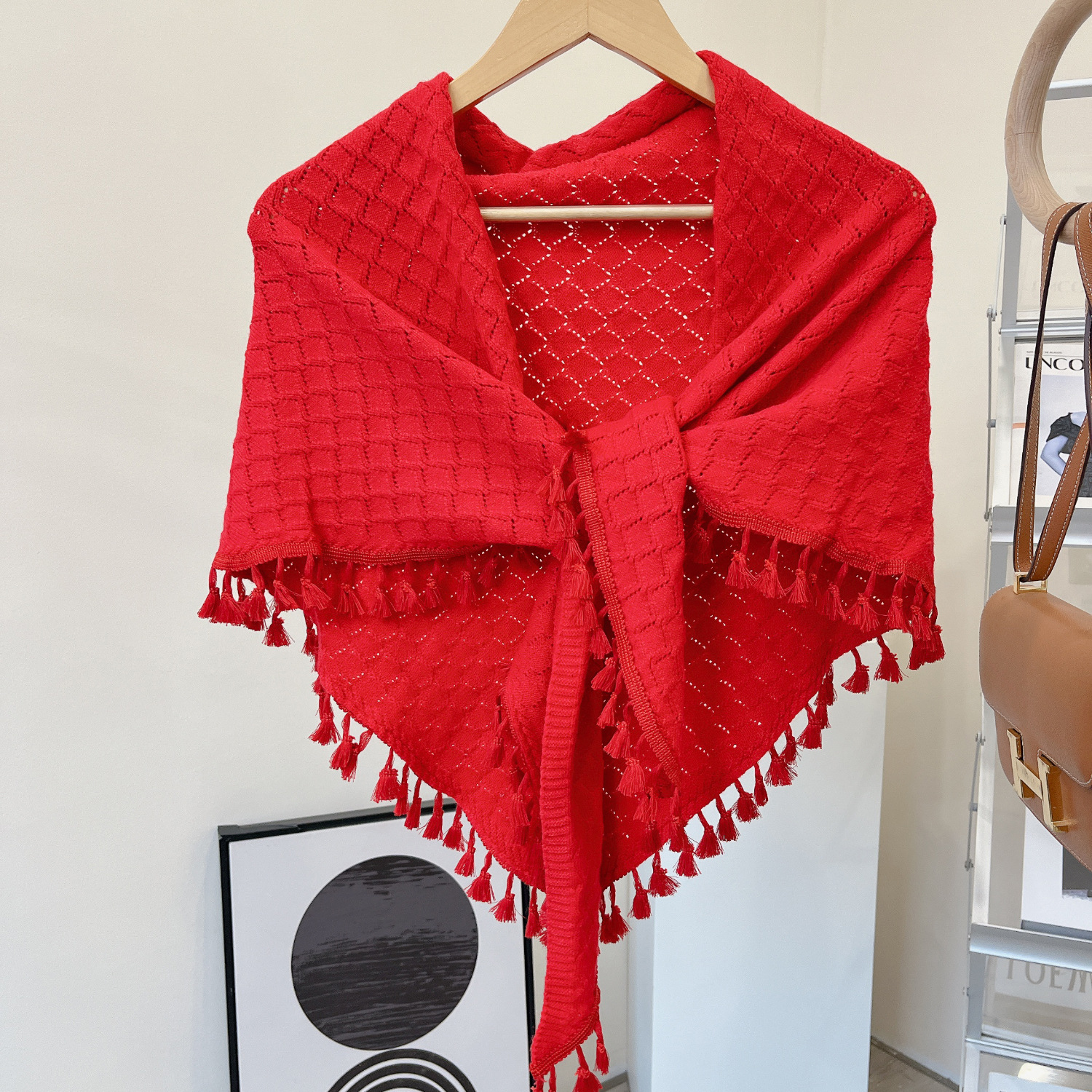 Cheongsam Challas de aire acondicionado de estilo retro mujeres Challas de tejido de lana fina capas Cardigan