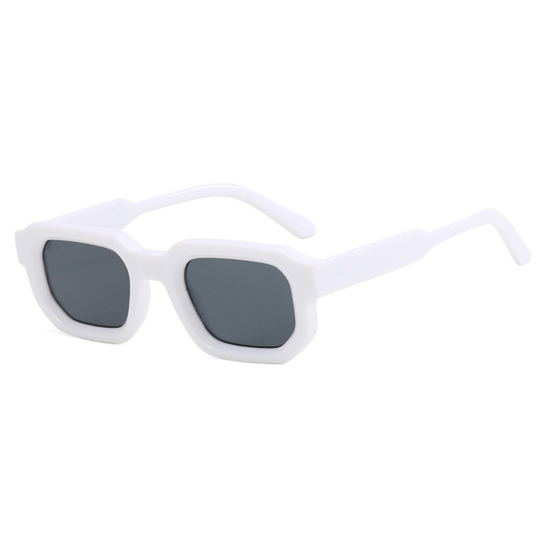 2025 欧美复古方形加厚小框时尚墨镜女Sunglasses跨境方框太阳镜|undefined