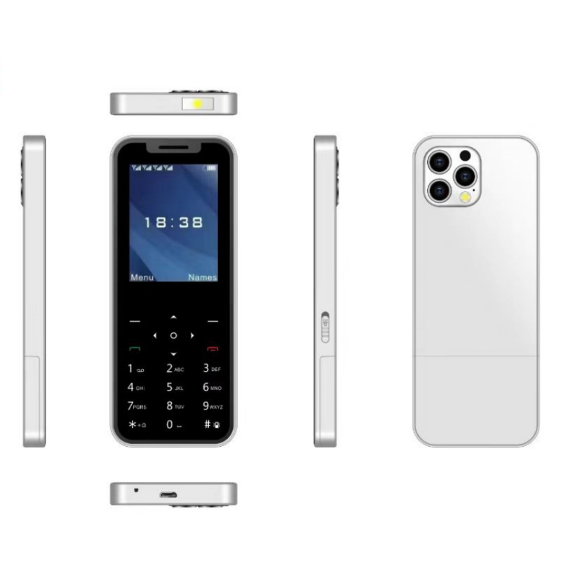 Cross-Border Export F14 Pro 4-Card Mobile Non-Smartphone Loud Straight Button Elderly 2g Export Mobile Phone