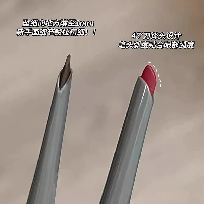 Waterproof Eye Pencil, Long-Lasting Smudge-Proof, Chisel Tip — Red & Multiple Shades