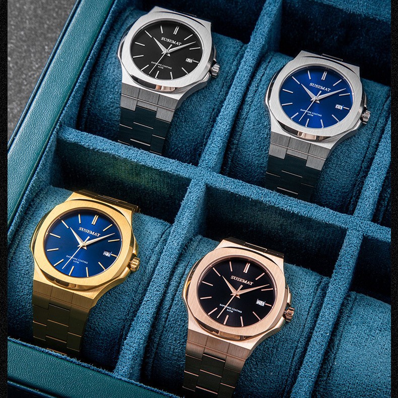 SUSEMAT Light Luxury Luxury Watch Set Men's Watch Branded High-Quality Quartz Watch Men's Foreign Trade Wholesale