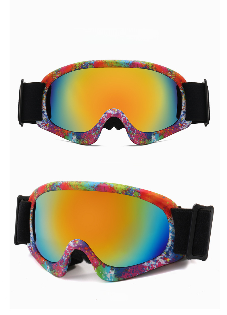 New outdoor sports sunglasses children's windproof protective glasses Fashion dazzling children skiing mirror_voghion.com