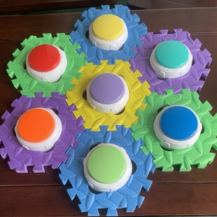 Pet Communication Button Cat and Dog Mini Voice Box Squeeze Box Training Talking Toy Recording Sounder Voice