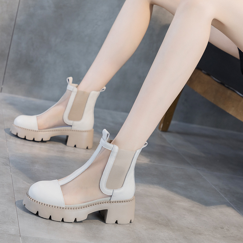 (Mới) Mã A3018 Giá 1750K: Giày Boot Cổ Thấp Nữ Wedsh Gót Vuông Hàng Mùa Hè Phong Cách Hàn Quốc Giày Dép Nữ Chất Liệu G05 Sản Phẩm Mới, (Miễn Phí Vận Chuyển Toàn Quốc).