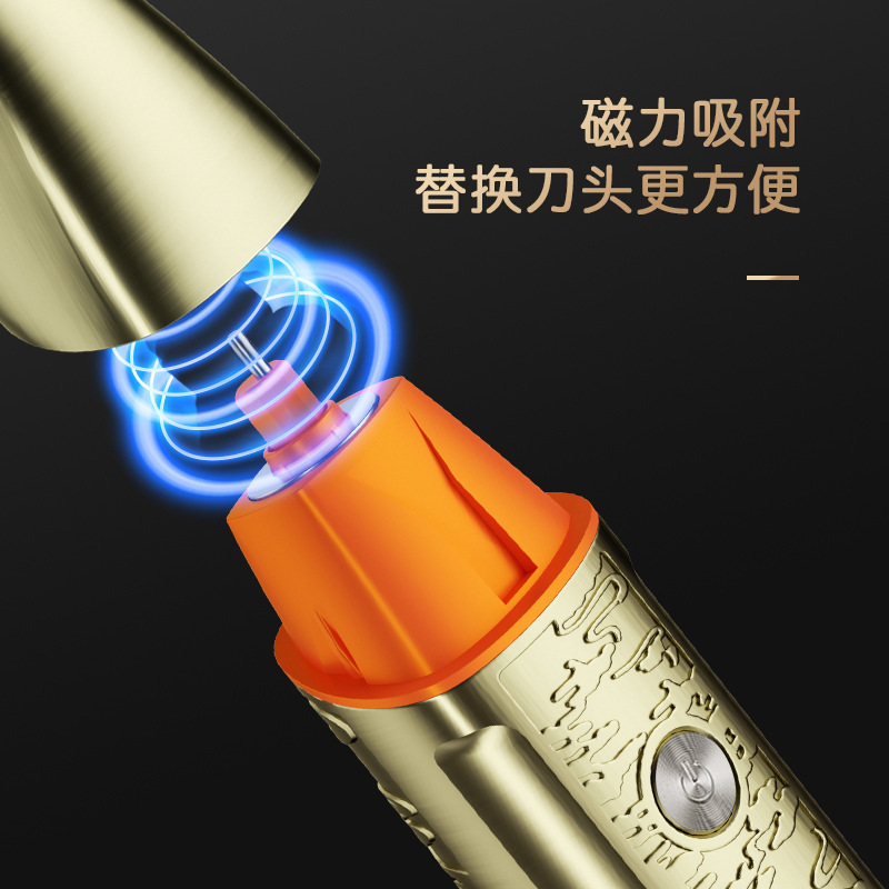 Transfronterizo nuevo todo-metal multifuncional hombres eléctrico cortapelos hogar máquina de afeitar afeitado trimmer lavable