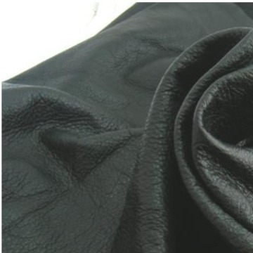 头层牛皮 服装牛皮 皮革 软皮面料 服装面料 黑色
