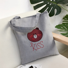 女包批发2023新款包包女斜挎韩版学生帆布包大容量文艺百搭单肩包