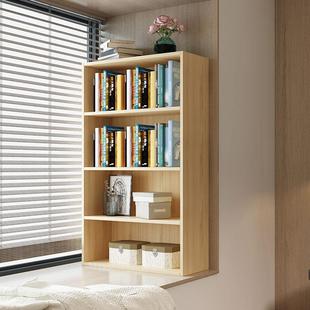 Bookshelf Bookshelf Simple Three-layer Floor Bookcase Bay Window Locker Free Combination Bookshelf Window Sill Factory Approval