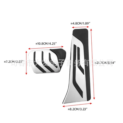 and brake pedals, Dekorativ pedal başlıqları