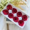 4-5CM deep rose red box