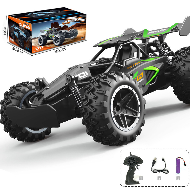 Cross-Border Hot Sale 1:18 Rc Remote Control Car Competitive Off-Road Vehicle High-Speed Drift Car Four-Wheel Drive Boy Charging Toy