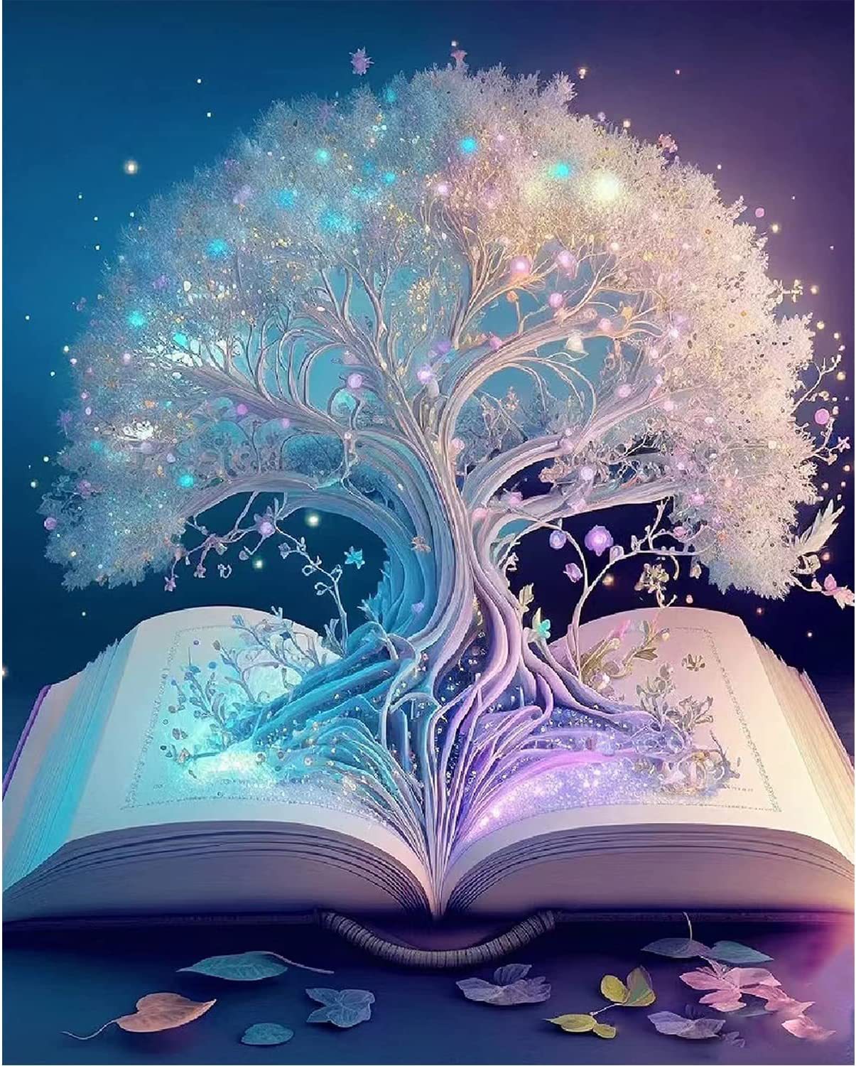 Venta caliente 5d diamante pintura diamante completo DIY diamante redondo vida árbol diamante bordado colgante pintura diamante pegatinas sala de estar pintura decorativa