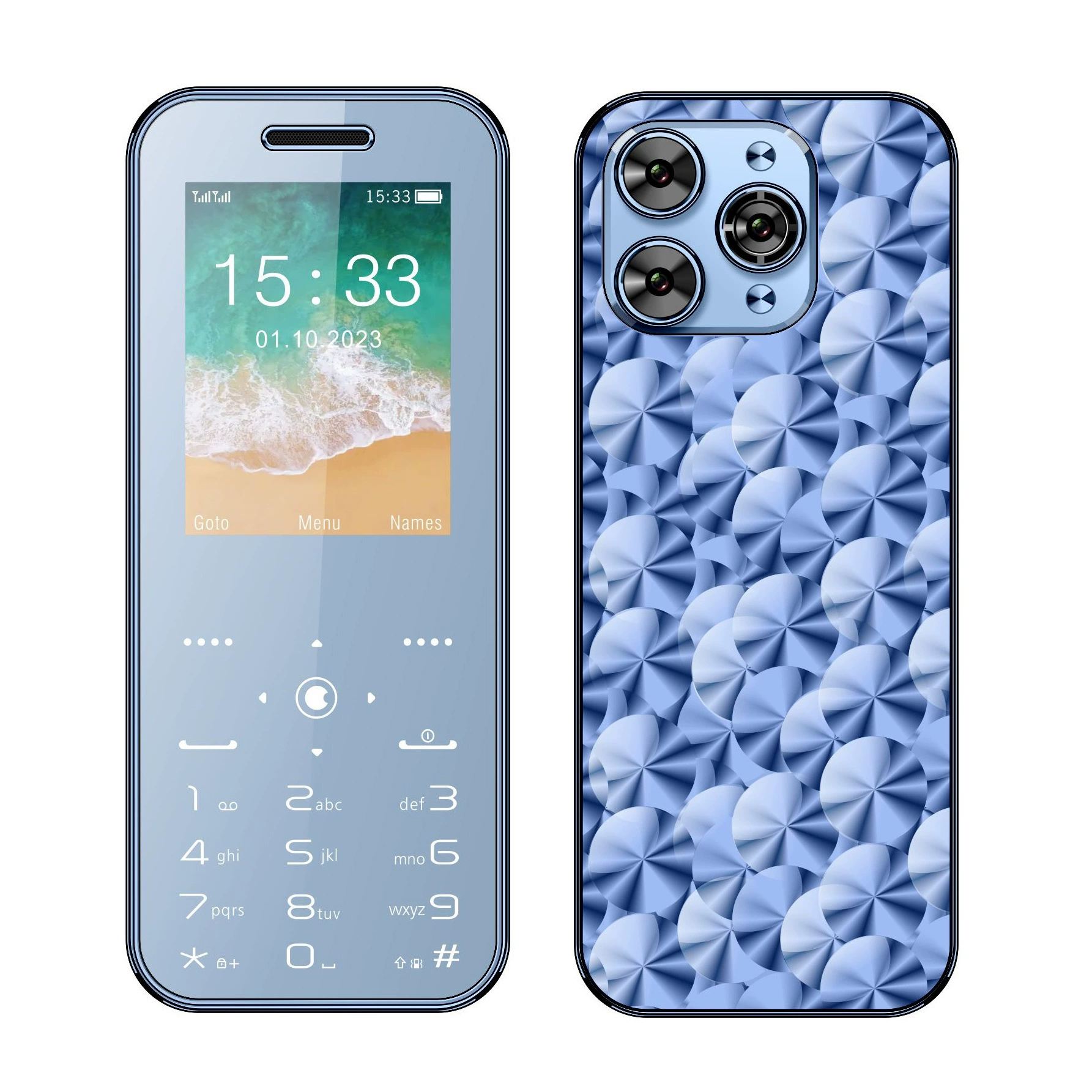 MaFam прочный компактный телефон для пожилых, 2G, громкая система, карманный размер, 5 цветов