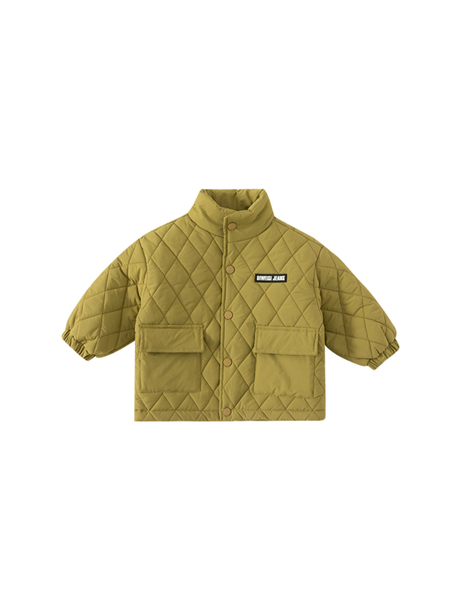 Ropa Infantil Youbao, Chaqueta Acolchada de Algodón para Niños, Cárdigan para Niños Pequeños, Abrigo Grueso para Niñas, Ropa de Algodón para Niños Otoño e Invierno DY82046