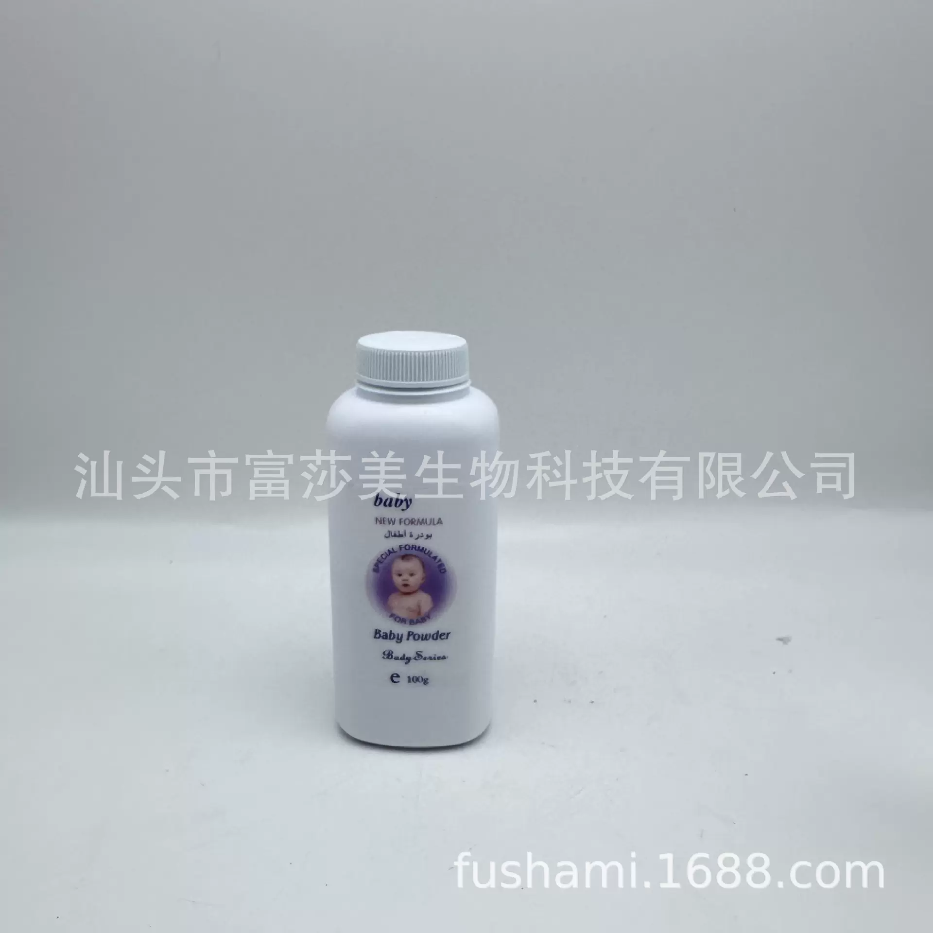 厂家热销定制100g 天然植物精华纯天然舒缓肌肤爽身粉baby powder