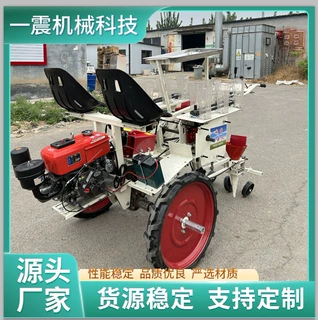 蔬菜秧苗移栽机 自走式移栽机器 柴油机电启动款2行4行