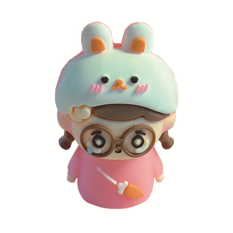 Cartoon silicone children's handheld sharpener