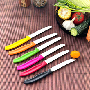 For Amazon cross-border steak knife dessert knife fruit knife tomato knife, oblique grinding blade, sharp and durable,