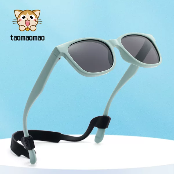 New Children's Glasses Women Fashion Silicone Polarized Sunglasses Men's High Sense Travel Sunshade Sunglasses Factory Wholesale