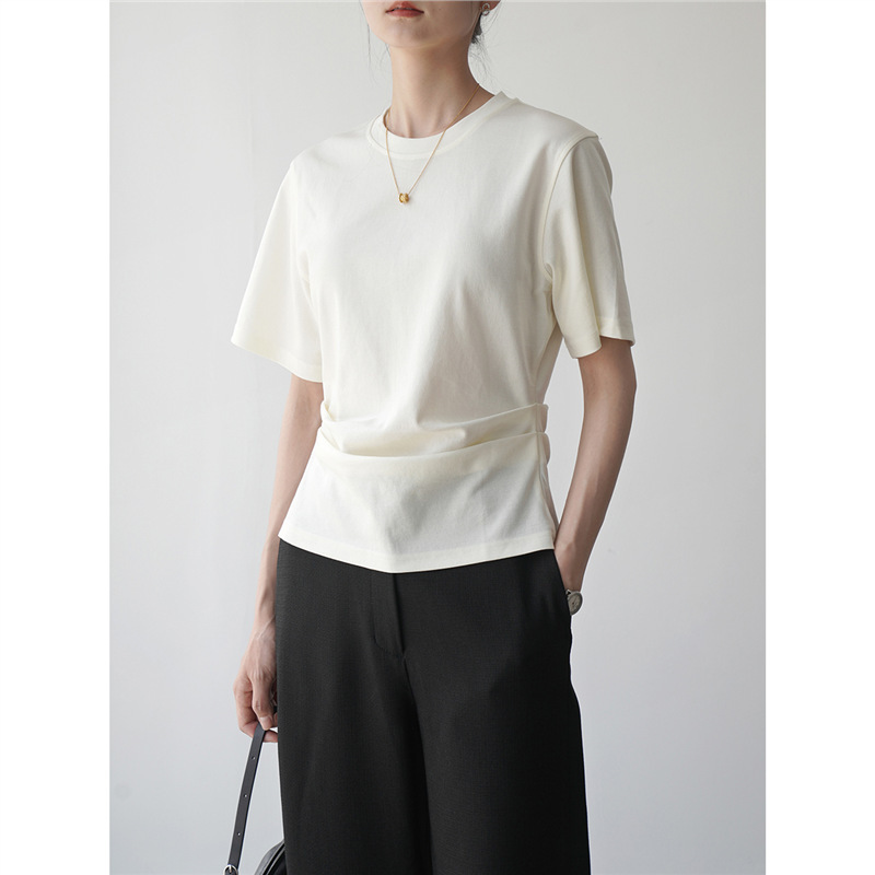 However, the thing about lem @ ire design is that Japan's triacetate tian silk is elegant with waist and short sleeve tee However, the thing about lem @ ire design is that Japan's triacetate tian silk is elegant with waist and short sleeve tee