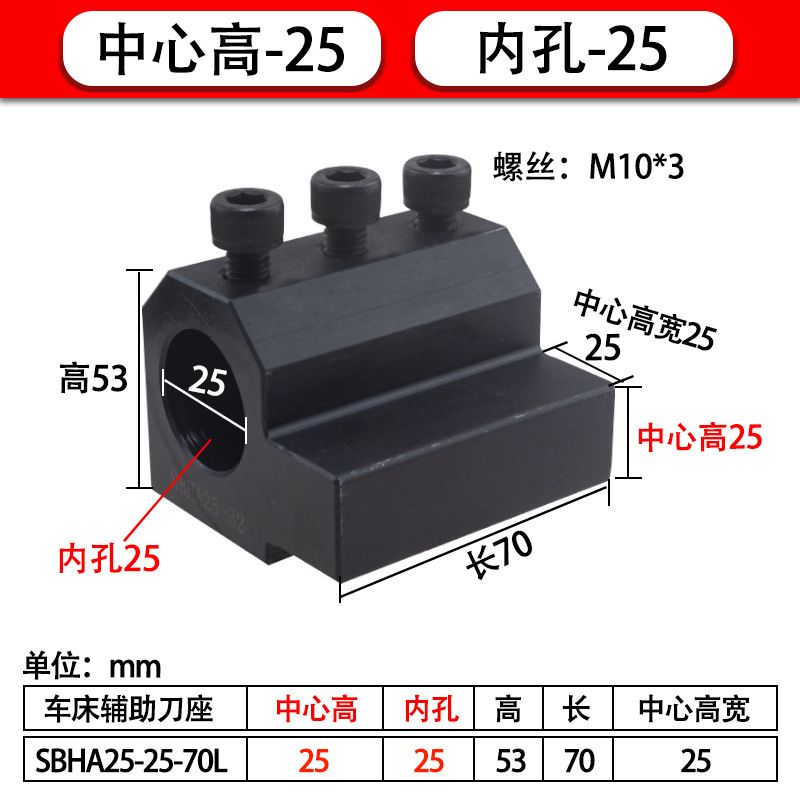 Torno CNC Soporte de herramienta auxiliar Soporte de herramienta SBHA16/20/25/32 Cubierta de herramienta de diámetro variable Cubierta de guía de varilla de herramienta Taladro en U
